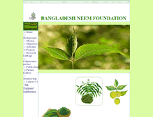 Tablet Screenshot of neemfoundationbd.org